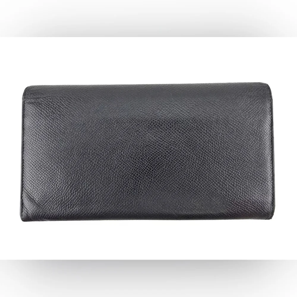 BVLGARI Classico Leather Long Wallet - Pristine Preloved Condition